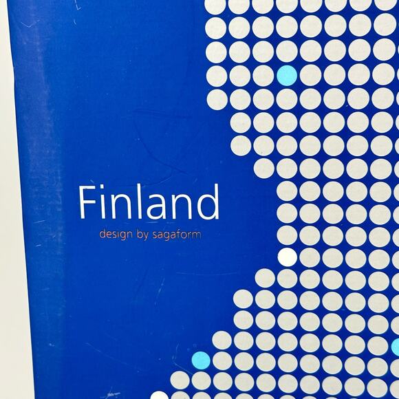 Sagaform Finland Scandinavian Design Serving Candy Bowl Dish NIB Blue White - Picture 5 of 10